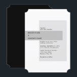 Modern Black & White Wedding  Invitation<br><div class="desc">A modern black and white minimalist wedding design. A unique design that uses contemporary elements and typography. A simple black and white design with trendy contemporary style shapes. A stylish modern abstract wedding invitation design suitable for all types of weddings. Matching wedding stationery items and other wedding invite formats are...</div>