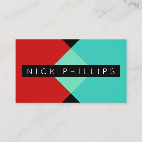 Modern blend style business card