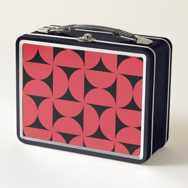 Modern Blob Colorful Pattern                     Metal Lunch Box (Front)