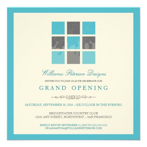 Grand Opening Cards, Grand Opening Card Templates, Postage, Invitations ...