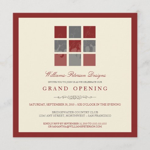 Grand Openings Invitations | Zazzle