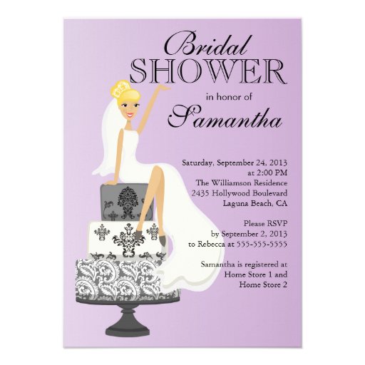 Contemporary Bridal Shower Invitations 10