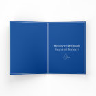 Modern Blue 3 Photo Collage 18th Birthday