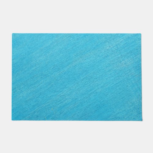Modern Blue Abstract Doormat
