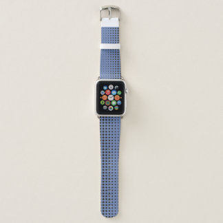 Modern Blue and Black Apple Watch Band