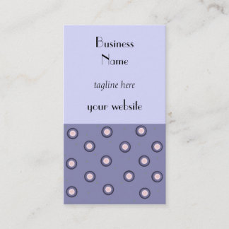 Modern Blue and Pink Circle Design Business Card
