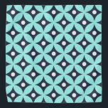 Modern Blue and White Circle Polka Dots Pattern Bandana<br><div class="desc">Modern Blue and White Circle Polka Dots Pattern</div>
