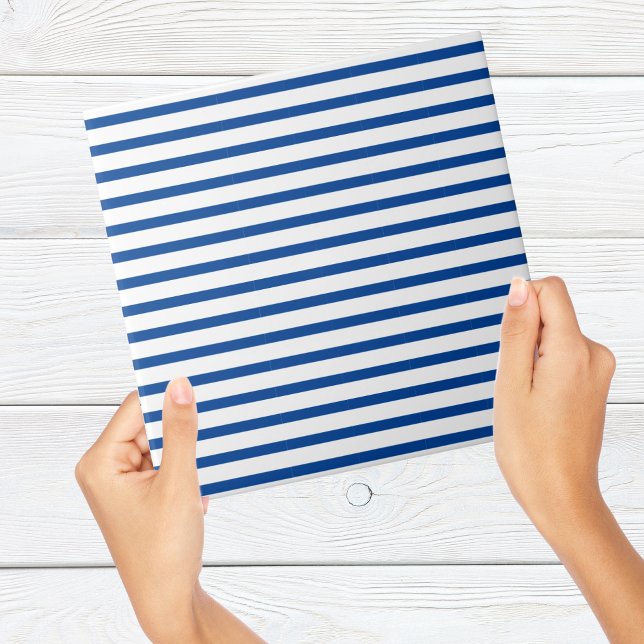 Modern blue and white stripe pattern tile (Modern blue and white stripe pattern tile
)