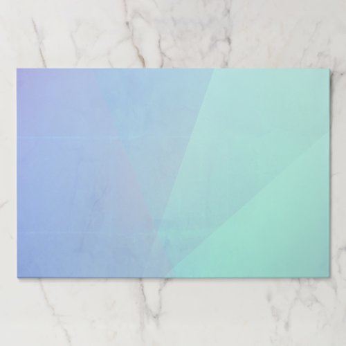 Modern Blue Aqua Turquoise Geometric Gradation Paper Pad