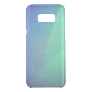 Modern Blue Aqua &Turquoise Geometric Gradation Uncommon Samsung Galaxy S8+ Case