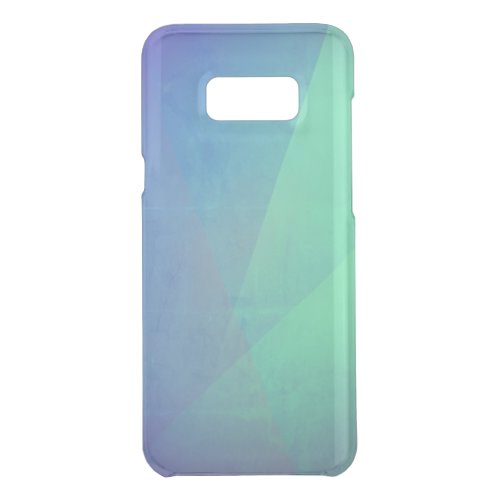 Modern Blue Aqua Turquoise Geometric Gradation Uncommon Samsung Galaxy S8 Case