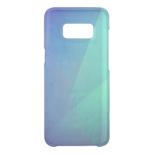 Modern Blue Aqua Turquoise Geometric Gradation Uncommon Samsung Galaxy S8 Case