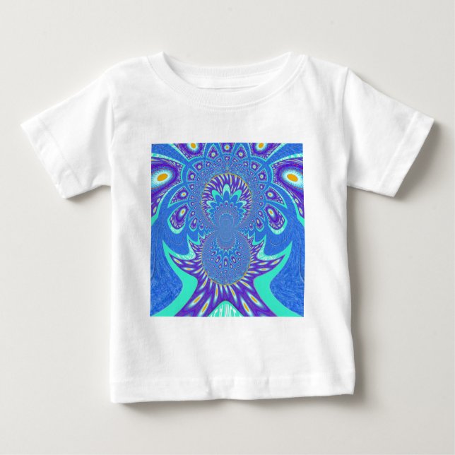 Modern Blue art Baby T-Shirt (Front)