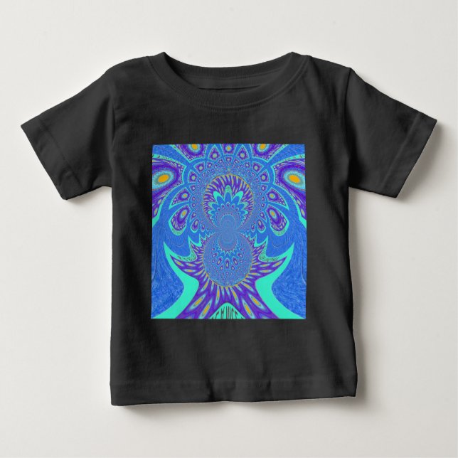 Modern Blue art Baby T-Shirt (Front)