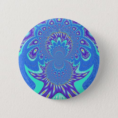 Modern Blue art Button