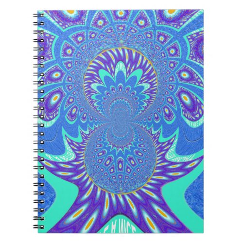Modern Blue art Notebook