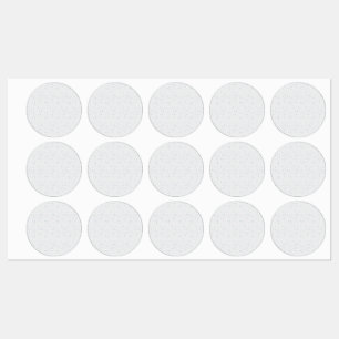 Modern Blue Baby Shower Favor Label