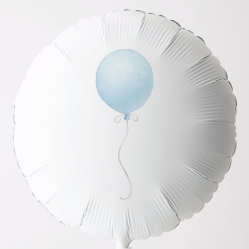 Modern Blue Balloon Boy Baby Shower