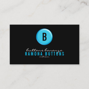 Modern Blue Balloon Graphic Professional Business Card