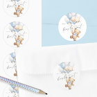 Modern Blue Bearly Wait baby Boy Shower