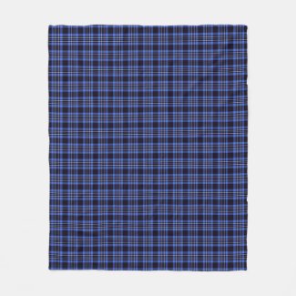 Modern Blue Black Tartan Plaid Pattern