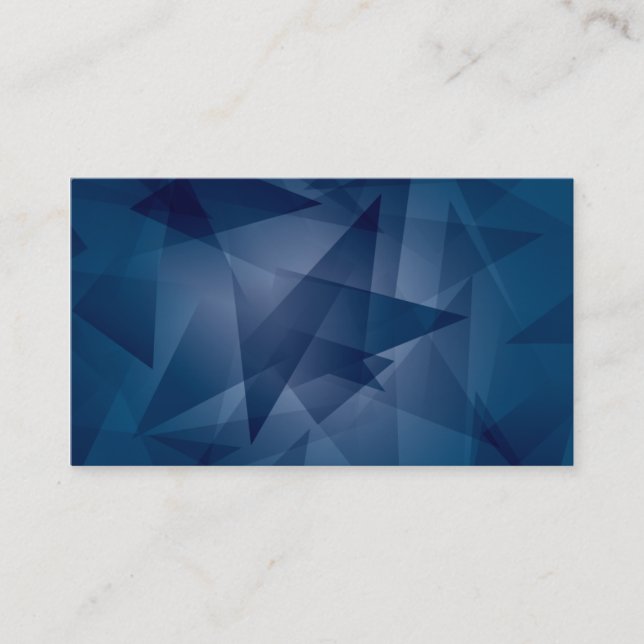 Modern Blue Business Card (Front)