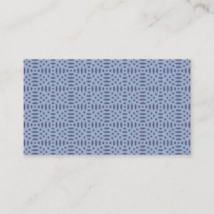 Modern Blue Circular Shapes Seamless Pattern Business Card