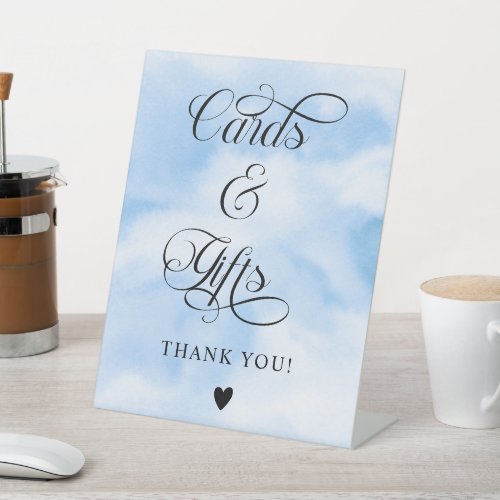 Modern Blue Cloud Nine Baby Shower Cards & Gifts