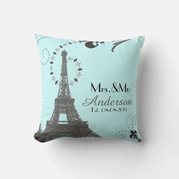 Eiffel tower shaped pillow clearance
