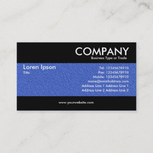 Modern - Blue Embossed Texture Business Card