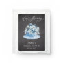 Modern Blue Floral Floral Bridal Shower  Tea Bag D Tea Bag Drink Mix
