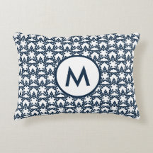 Modern Blue Geometric Star Personalized