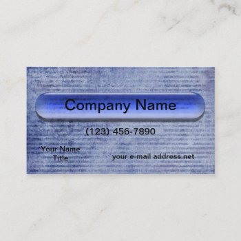 Modern Blue Glass Bar Banner Stripes Business Card by timelesscreations at Zazzle