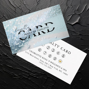 Modern, Blue-Glitter Salon, 10 - Enclosure Card