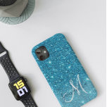 Modern Blue Glitter Sparkles Personalized Name iPhone 11 Case<br><div class="desc">Introducing our Modern Blue Glitter Sparkles Personalized Name collection, exclusively available on Zazzle! This dazzling product line is perfect for adding a touch of glamour and customization to your everyday essentials. Embrace the modern and glamorous vibes of our Modern Blue Glitter Sparkles Personalized Name collection, available exclusively on Zazzle. With...</div>