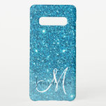 Modern Blue Glitter Sparkles Personalized Name Samsung Galaxy S10  Case<br><div class="desc">Introducing our Modern Blue Glitter Sparkles Personalized Name collection, exclusively available on Zazzle! This dazzling product line is perfect for adding a touch of glamour and customization to your everyday essentials. Embrace the modern and glamorous vibes of our Modern Blue Glitter Sparkles Personalized Name collection, available exclusively on Zazzle. With...</div>