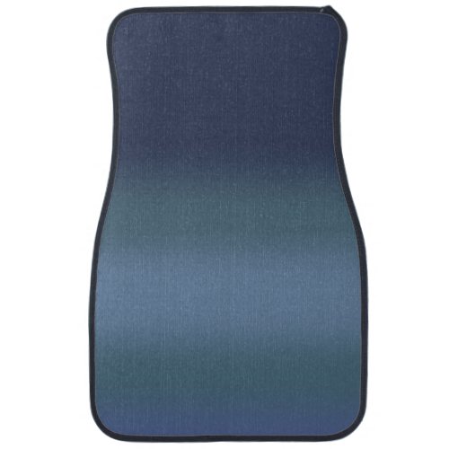 Modern blue gradient Watercolor galaxy  Car Floor Mat