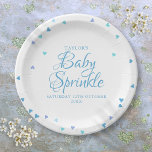 Modern Blue Love Hearts Baby Boy Shower Sprinkle Paper Plates<br><div class="desc">Featuring pretty scattered blue love hearts,  these chic baby boy shower,  sprinkle or couples shower paper plates are ideal for your special event. Designed by Thisisnotme©</div>