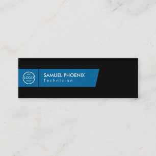 Modern (Blue) Mini Business Card