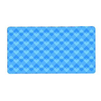 Modern Blue Pattern. Label