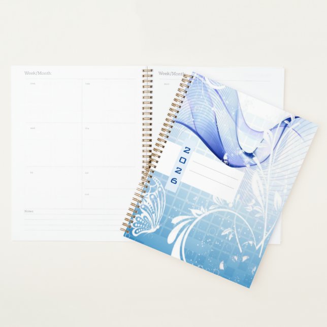 Modern blue planner (Display)