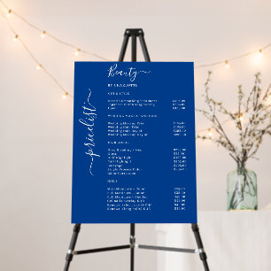 Modern Blue Price List  Foam Board