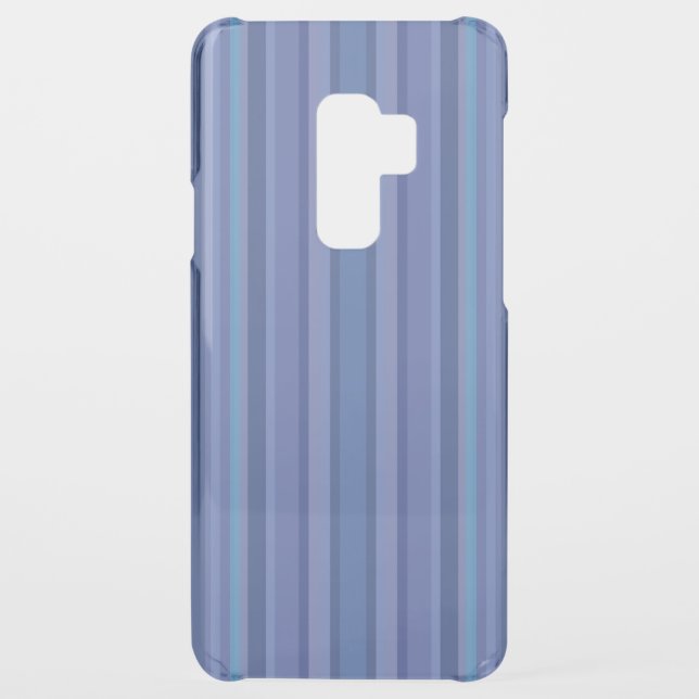 Modern Blue Purple Stripe Uncommon Samsung Galaxy Case (Back)