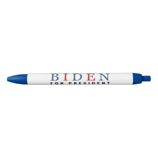 Modern Blue Red Joe Biden for President Pen