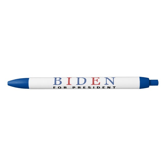 Modern Blue Red Joe Biden for President Pen (Front)