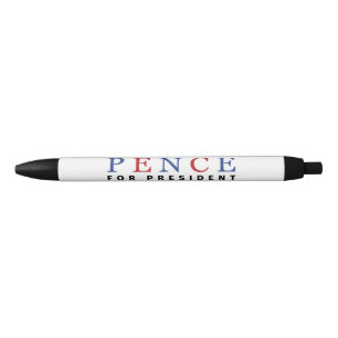 Modern Blue Red Mike Pence for President Pen