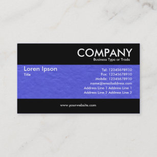 Modern - Blue Rough Paper Texture Business Card