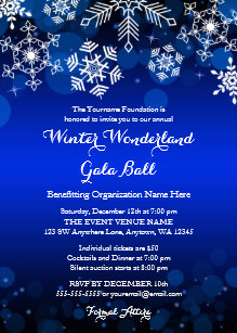 winter ball invitations zazzle