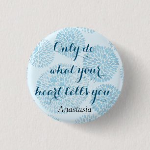 Modern Blue Stain Button