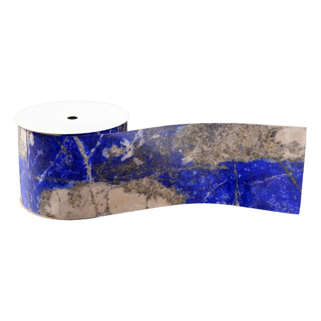 Modern Blue Stone Grosgrain Ribbon (Spool)